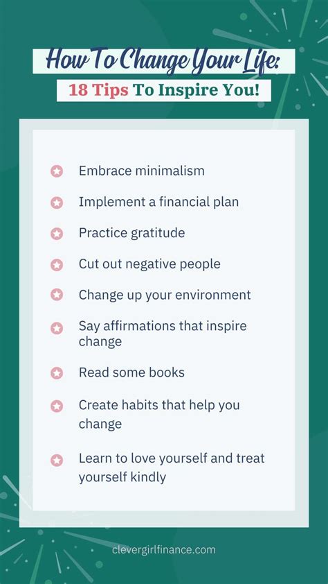 3 Ways to Change Your Life .
